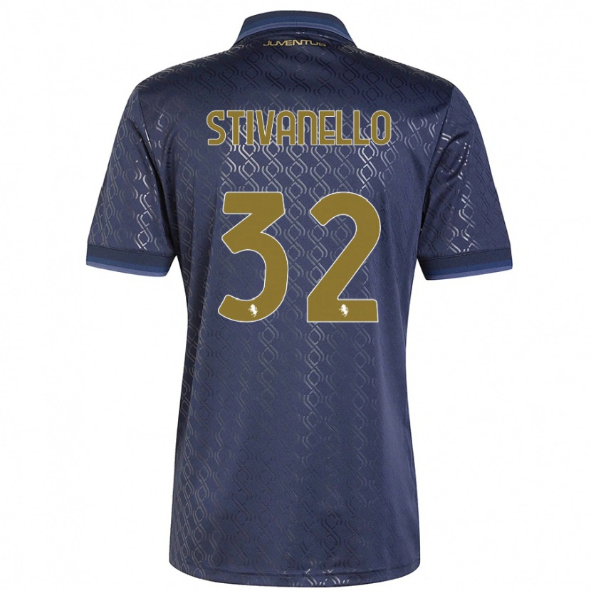 Danxenレディースリッカルド・スティヴァネッロ#32ネイビーブルーサードユニフォームシャツ2024/25ジャージーユニフォーム