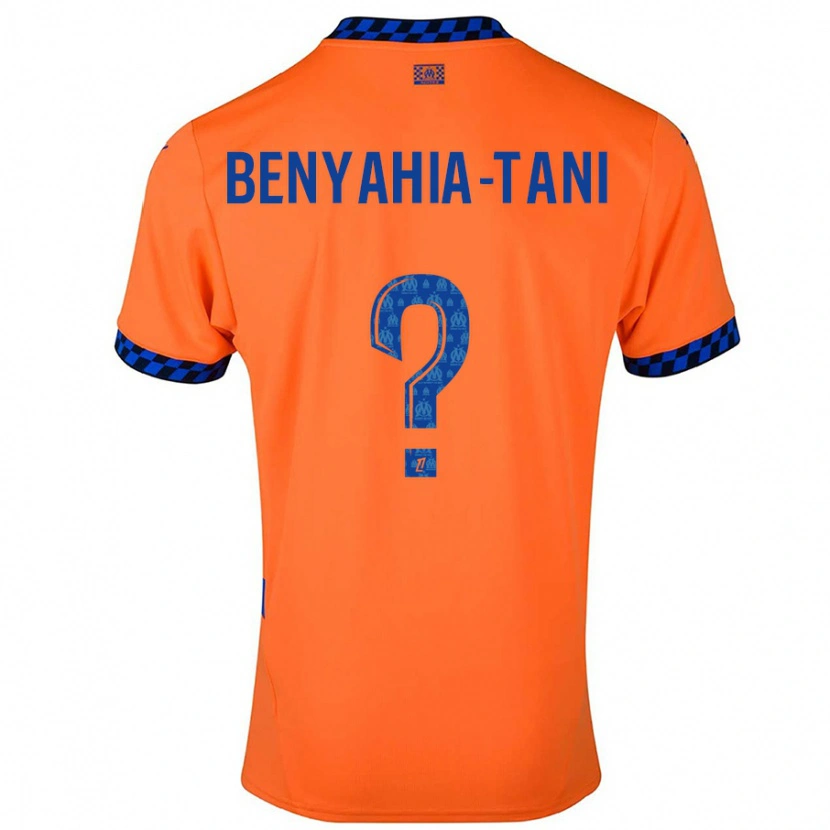 Danxenレディースアイハン・ベンヤヒア=タニ#0オレンジ ダークブルーサードユニフォームシャツ2024/25ジャージーユニフォーム