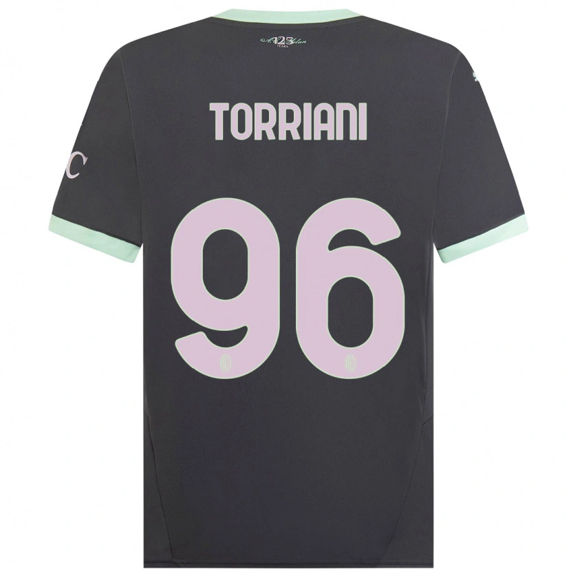 Danxenレディースロレンツォ・トリアーニ#96グレーサードユニフォームシャツ2024/25ジャージーユニフォーム