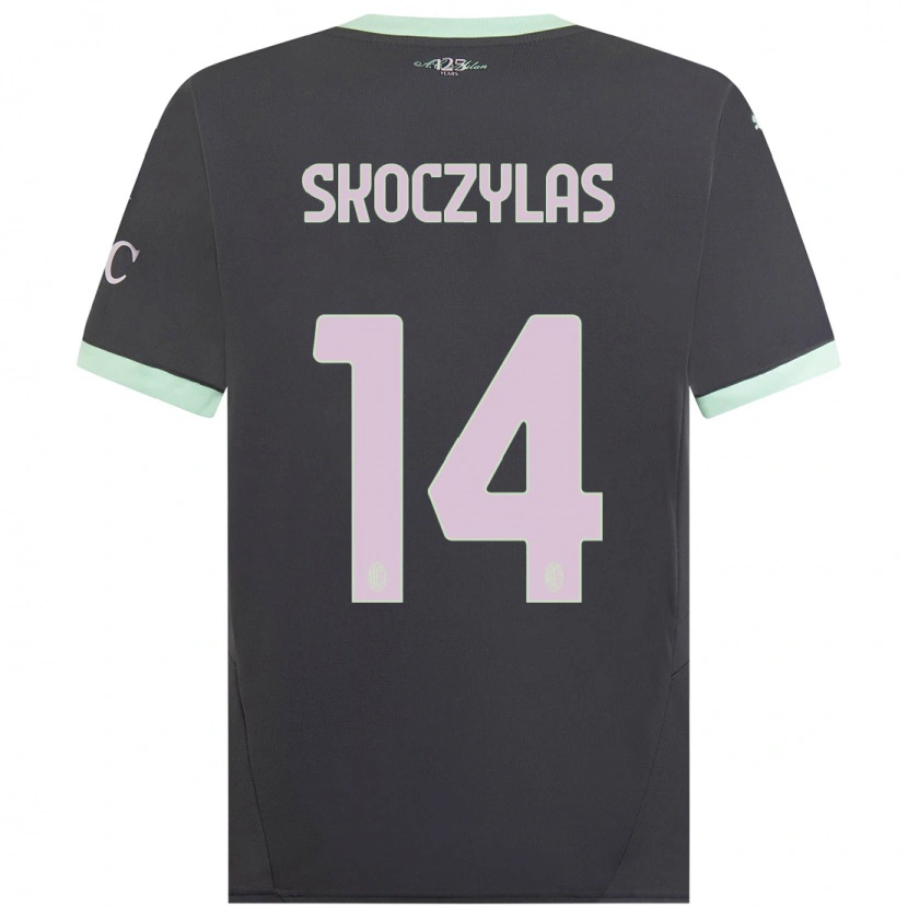 Danxenレディースマテウシュ・スコチラス#14グレーサードユニフォームシャツ2024/25ジャージーユニフォーム