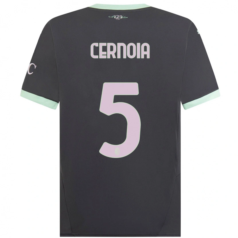 Danxenレディースヴァレンティーナ・セルノイア#5グレーサードユニフォームシャツ2024/25ジャージーユニフォーム