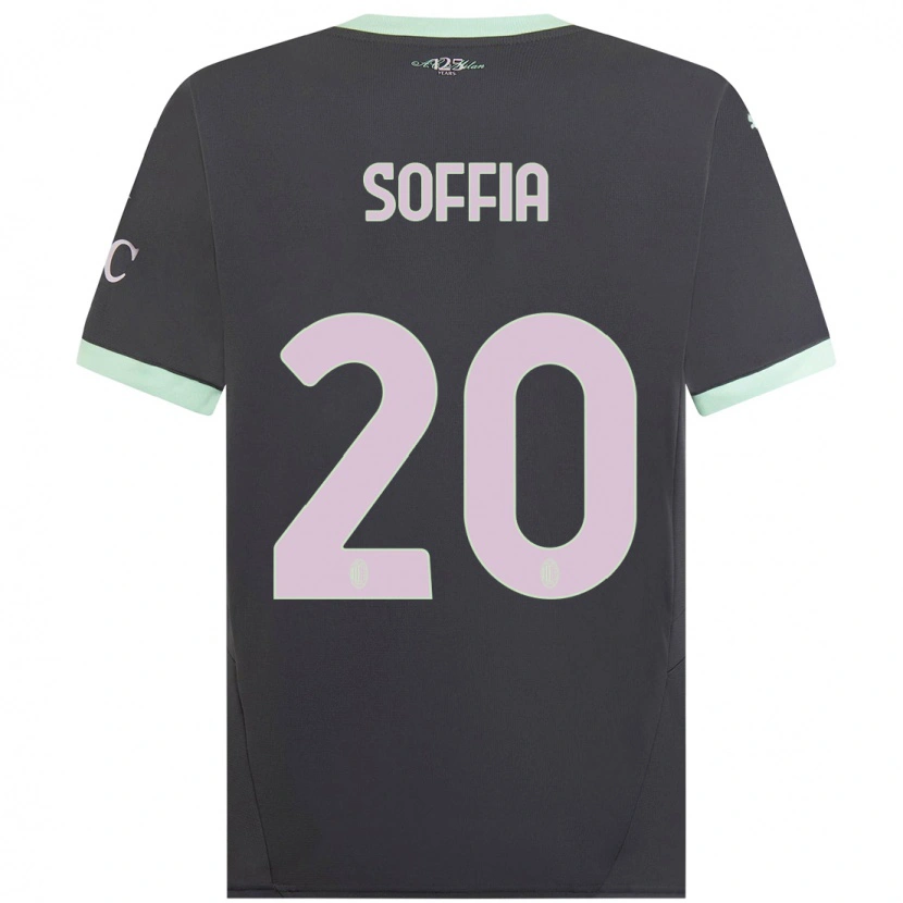 Danxenレディースアンジェリカ・ソフィア#20グレーサードユニフォームシャツ2024/25ジャージーユニフォーム