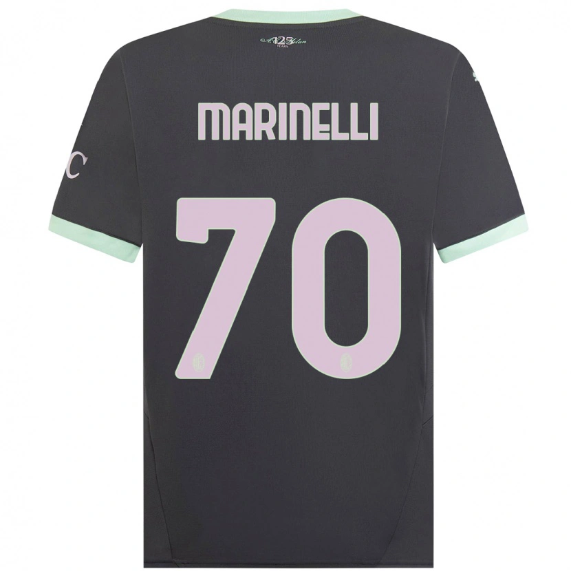 Danxenレディースグロリア・マリネリ#70グレーサードユニフォームシャツ2024/25ジャージーユニフォーム