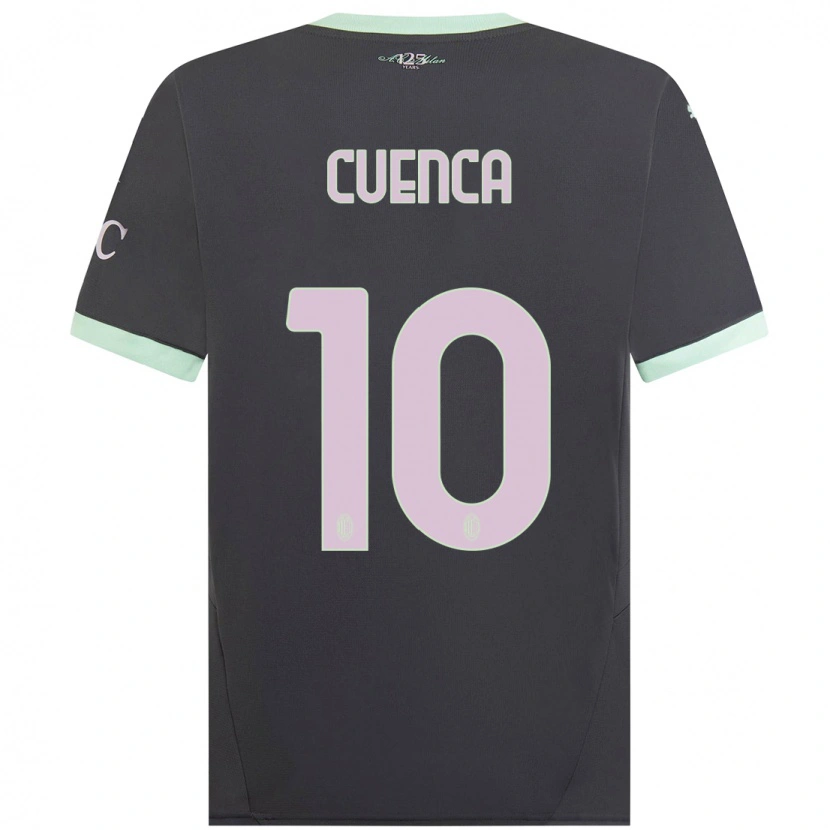 Danxenレディースヒューゴクエンカ#10グレーサードユニフォームシャツ2024/25ジャージーユニフォーム