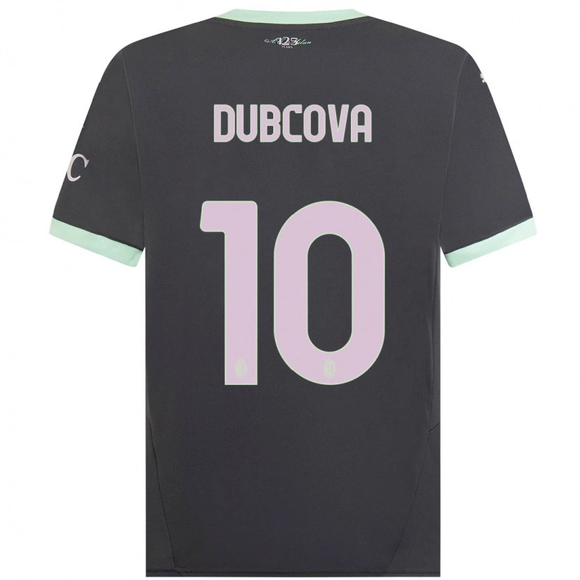 Danxenレディースカミラ・ドゥブコワ#10グレーサードユニフォームシャツ2024/25ジャージーユニフォーム