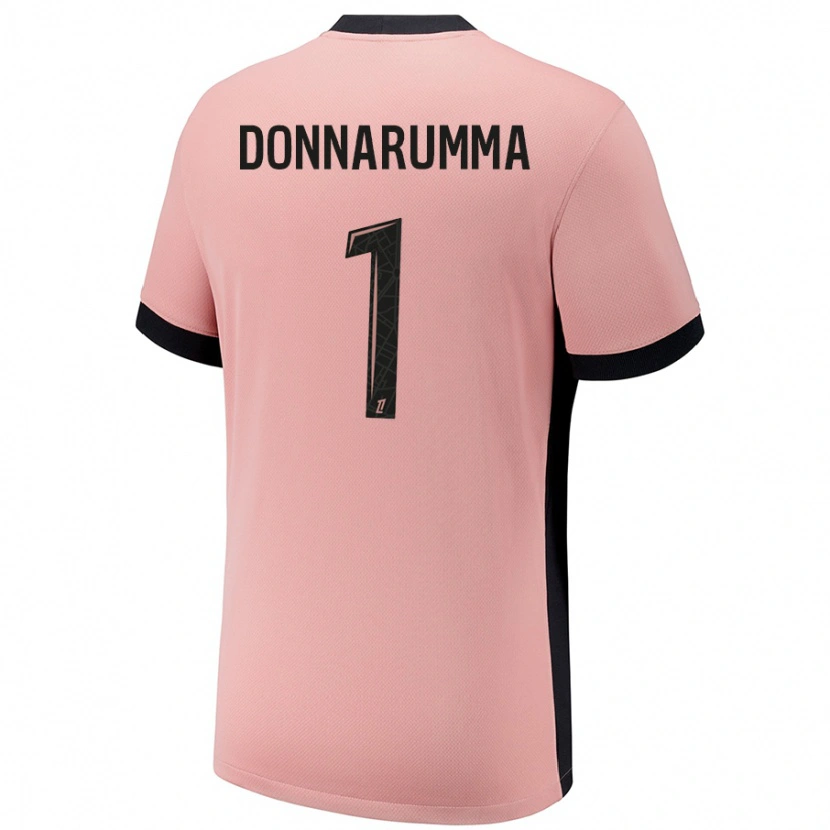 Danxenレディースジャンルイジ・ドンナルンマ#1ラストピンクサードユニフォームシャツ2024/25ジャージーユニフォーム