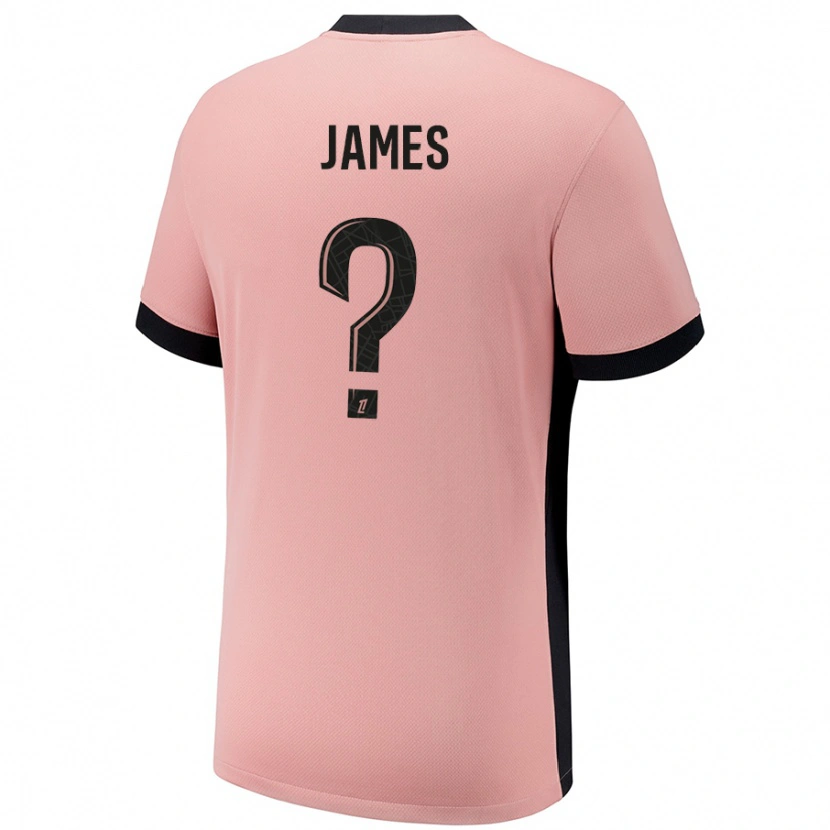 DanxenレディースMartin James#0ラストピンクサードユニフォームシャツ2024/25ジャージーユニフォーム