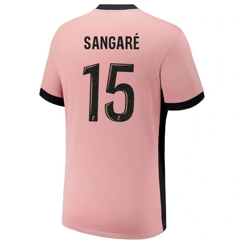 Danxenレディースマハマドゥ・サンガレ#15ラストピンクサードユニフォームシャツ2024/25ジャージーユニフォーム