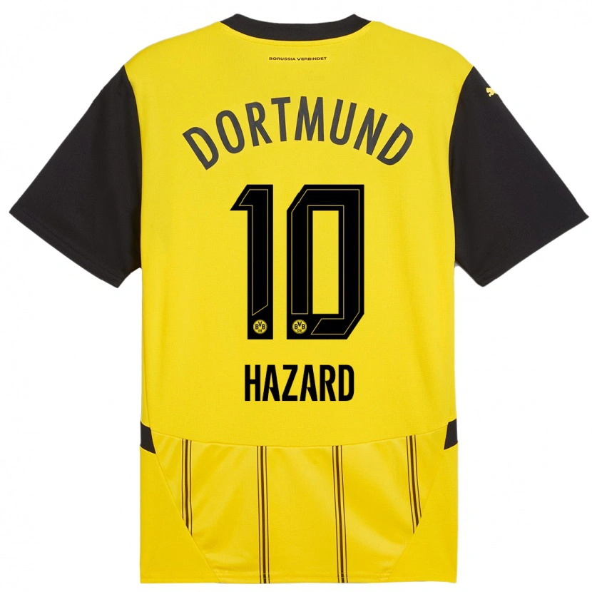 Danxenキッズトルガン・アザール#10黄 黒ホームシャツ2024/25ジャージーユニフォーム