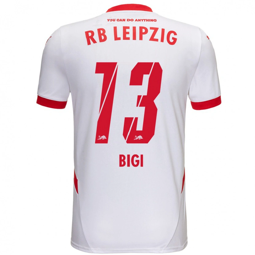 DanxenキッズSamim Bigi#13白 赤ホームシャツ2024/25ジャージーユニフォーム
