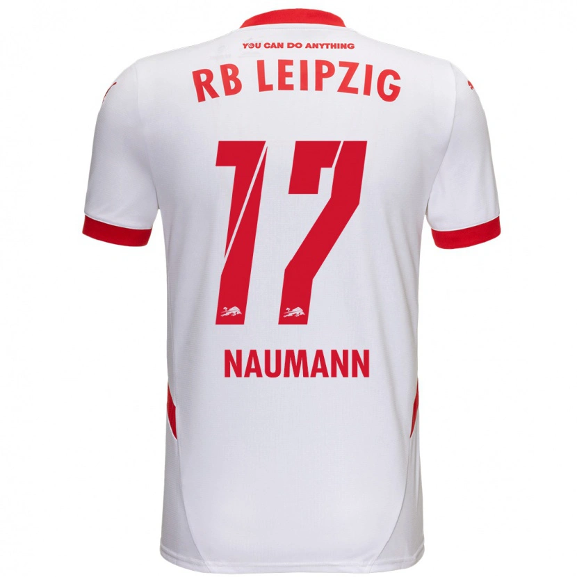 DanxenキッズCarlos Naumann#17白 赤ホームシャツ2024/25ジャージーユニフォーム