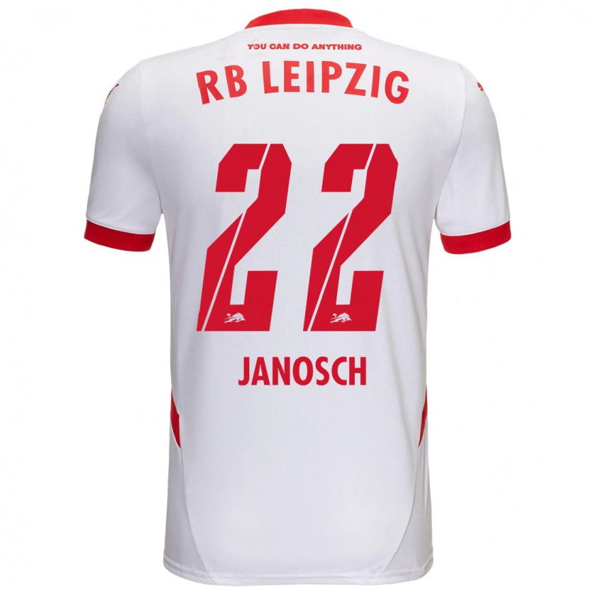 Danxenキッズルカ・トビアス・ヤーノシュ#22白 赤ホームシャツ2024/25ジャージーユニフォーム