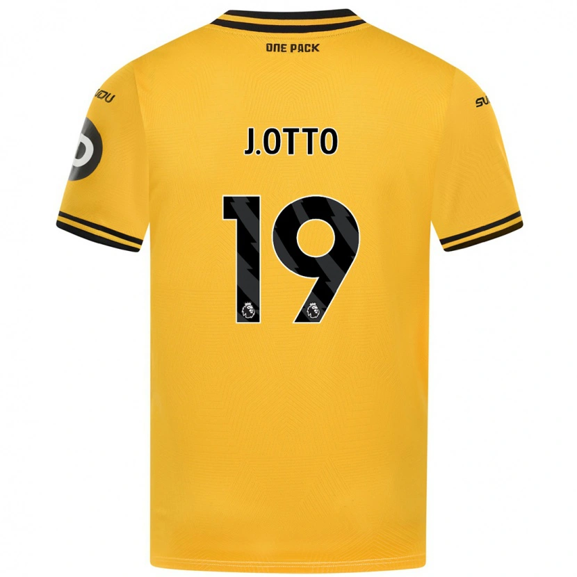 Danxenキッズジョニー#19黄ホームシャツ2024/25ジャージーユニフォーム
