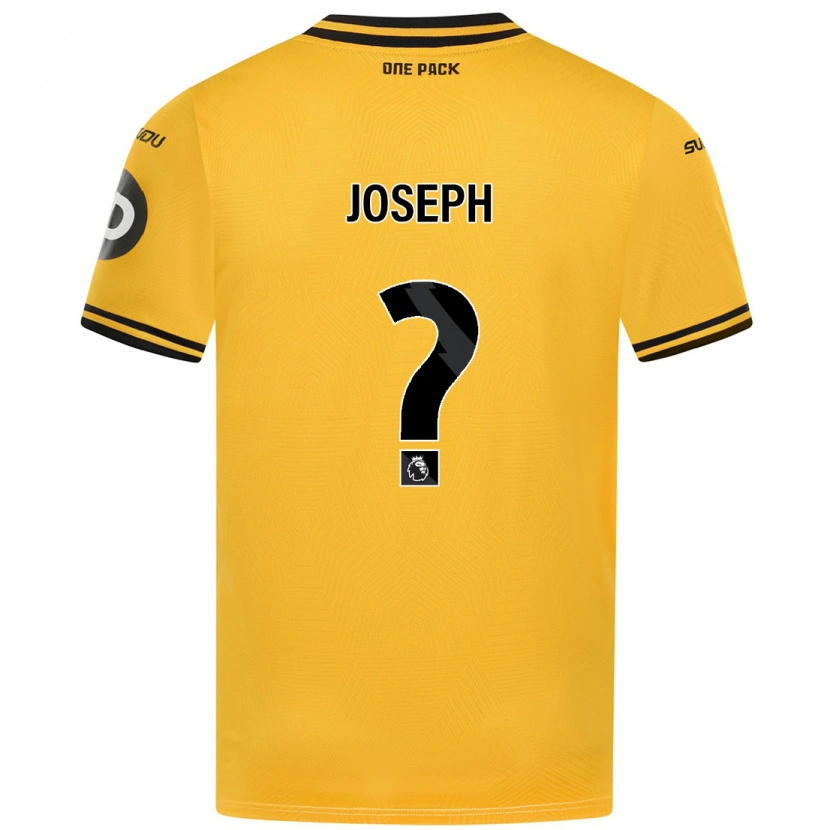 DanxenキッズJoseph Joseph#0黄ホームシャツ2024/25ジャージーユニフォーム