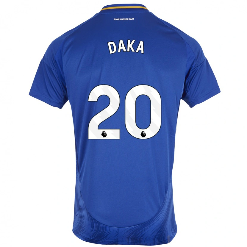 Danxenキッズパトソン・ダカ#20ブルーホワイトホームシャツ2024/25ジャージーユニフォーム