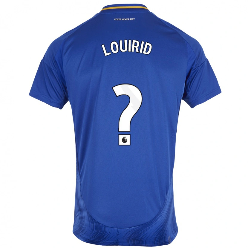 DanxenキッズChey Louirid#0ブルーホワイトホームシャツ2024/25ジャージーユニフォーム