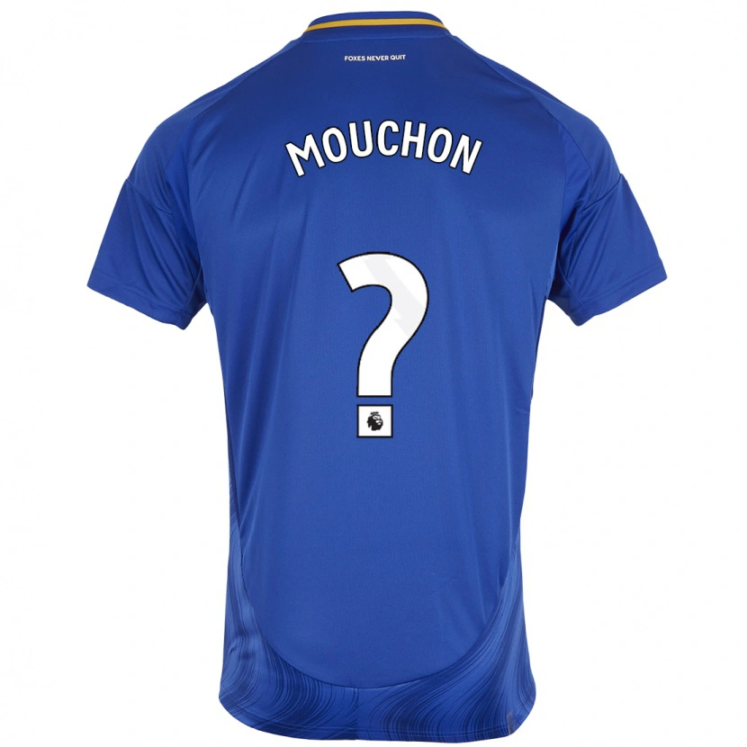 DanxenキッズNoémie Mouchon#0ブルーホワイトホームシャツ2024/25ジャージーユニフォーム