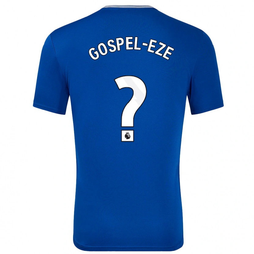 DanxenキッズGoodness Gospel-Eze#0青とホームシャツ2024/25ジャージーユニフォーム