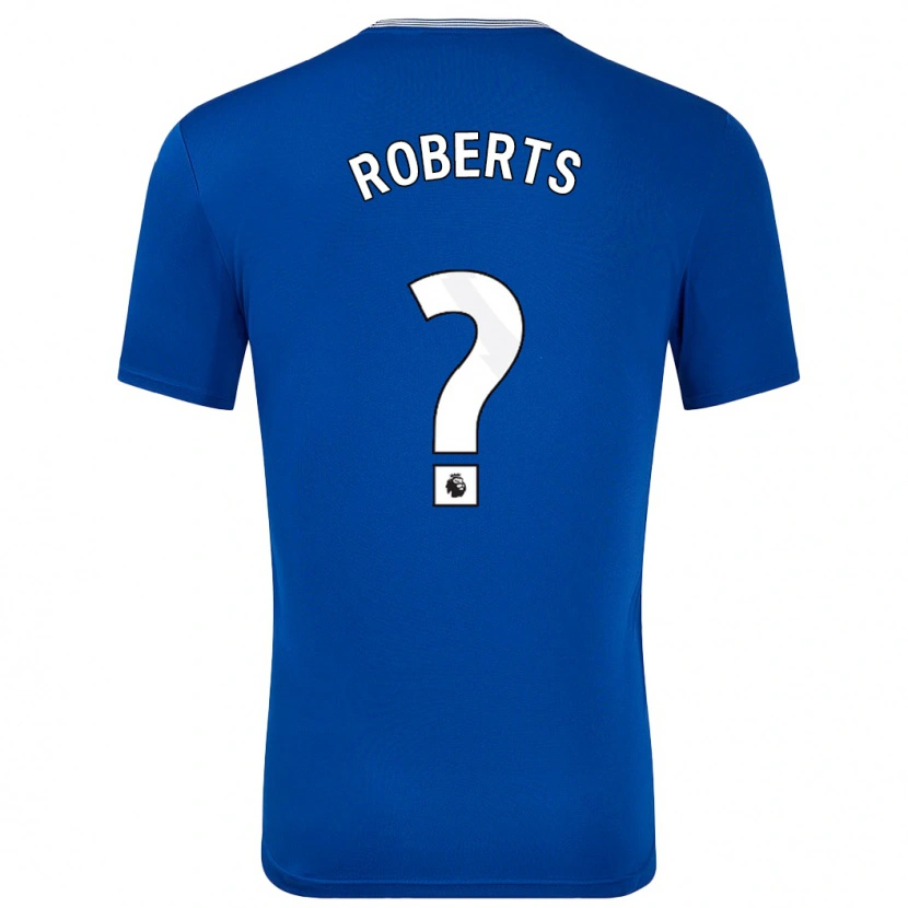 DanxenキッズRay Roberts#0青とホームシャツ2024/25ジャージーユニフォーム