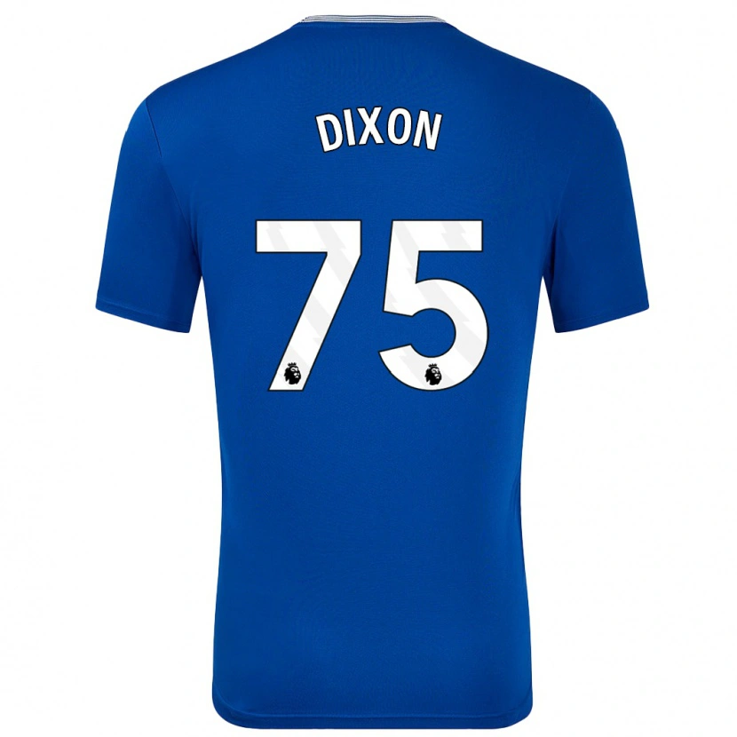 Danxenキッズローマンディクソン#75青とホームシャツ2024/25ジャージーユニフォーム