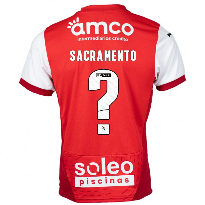 DanxenキッズMedgilson Sacramento#0赤 白ホームシャツ2024/25ジャージーユニフォーム