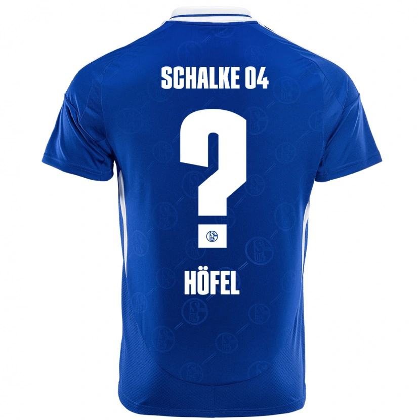DanxenキッズLuca Höfel#0ロイヤルブルーホームシャツ2024/25ジャージーユニフォーム