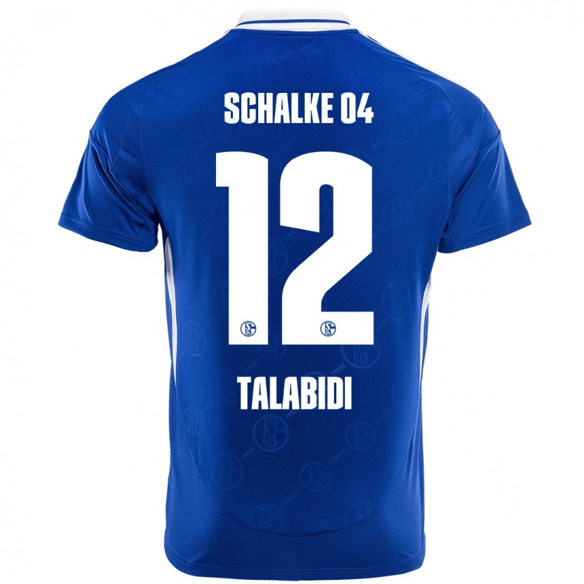 DanxenキッズMalik Talabidi#12ロイヤルブルーホームシャツ2024/25ジャージーユニフォーム