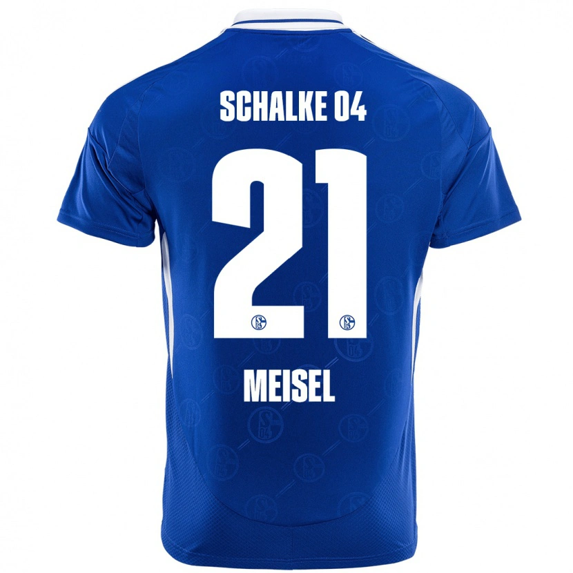 DanxenキッズKelsey Meisel#21ロイヤルブルーホームシャツ2024/25ジャージーユニフォーム