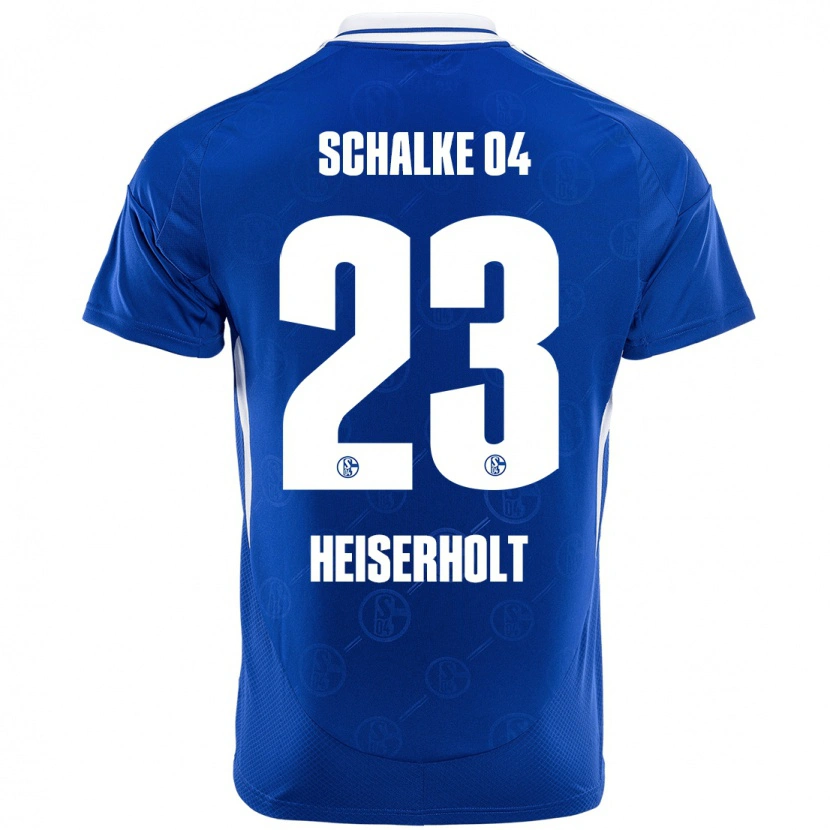 DanxenキッズFinn Heiserholt#23ロイヤルブルーホームシャツ2024/25ジャージーユニフォーム