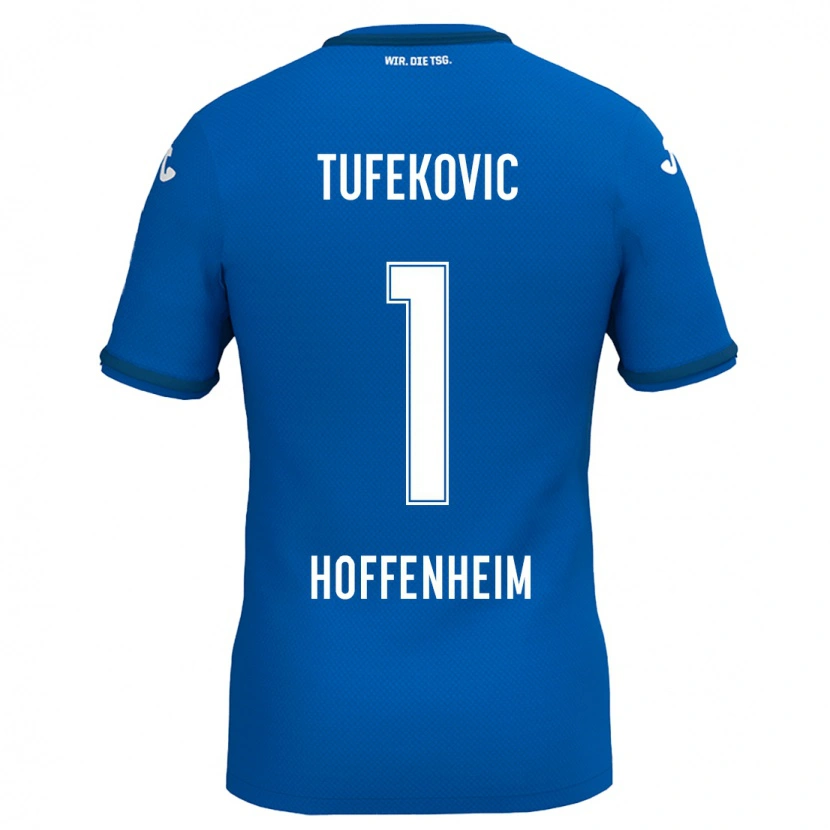 DanxenキッズMartina Tufekovic#1ロイヤルブルーホームシャツ2024/25ジャージーユニフォーム