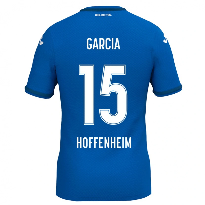 DanxenキッズMarta Cazalla Garcia#15ロイヤルブルーホームシャツ2024/25ジャージーユニフォーム
