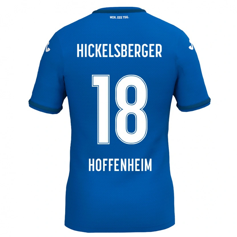 DanxenキッズJulia Hickelsberger#18ロイヤルブルーホームシャツ2024/25ジャージーユニフォーム