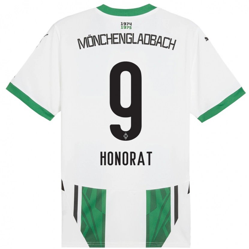 Danxenキッズフランク・オノラ#9白緑ホームシャツ2024/25ジャージーユニフォーム