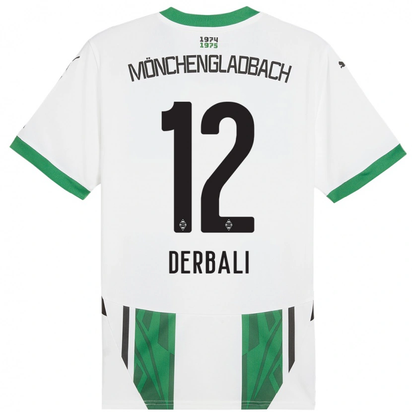 Danxenキッズルイーザ・デルバーリ#12白緑ホームシャツ2024/25ジャージーユニフォーム