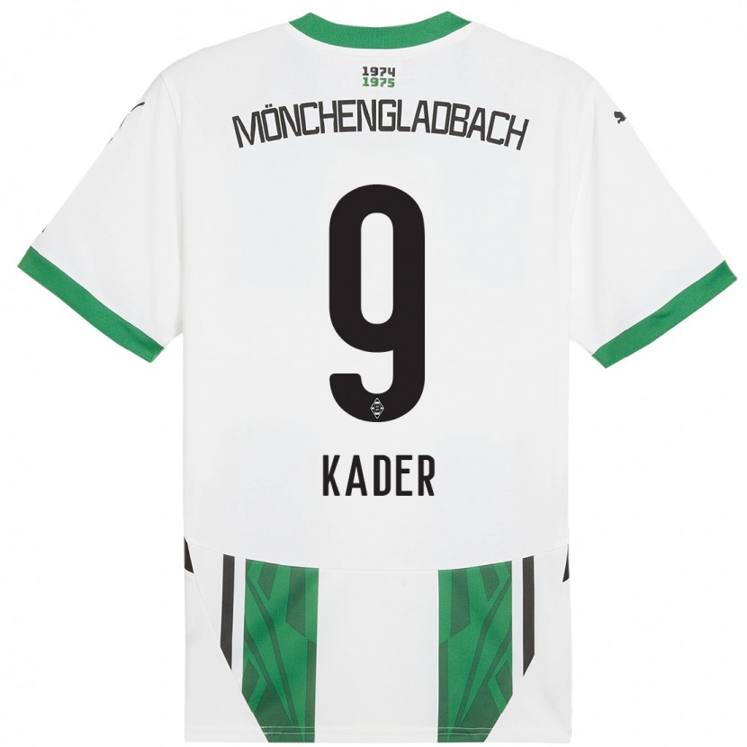 Danxenキッズカガタイ・カデル#9白緑ホームシャツ2024/25ジャージーユニフォーム