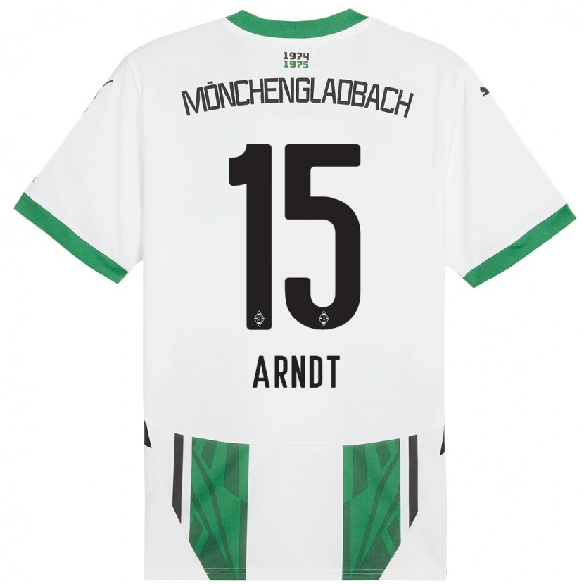 Danxenキッズレオ・アーント#15白緑ホームシャツ2024/25ジャージーユニフォーム