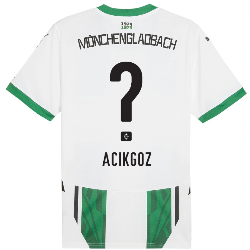 Danxenキッズエルデム・アシクゴズ#0白緑ホームシャツ2024/25ジャージーユニフォーム