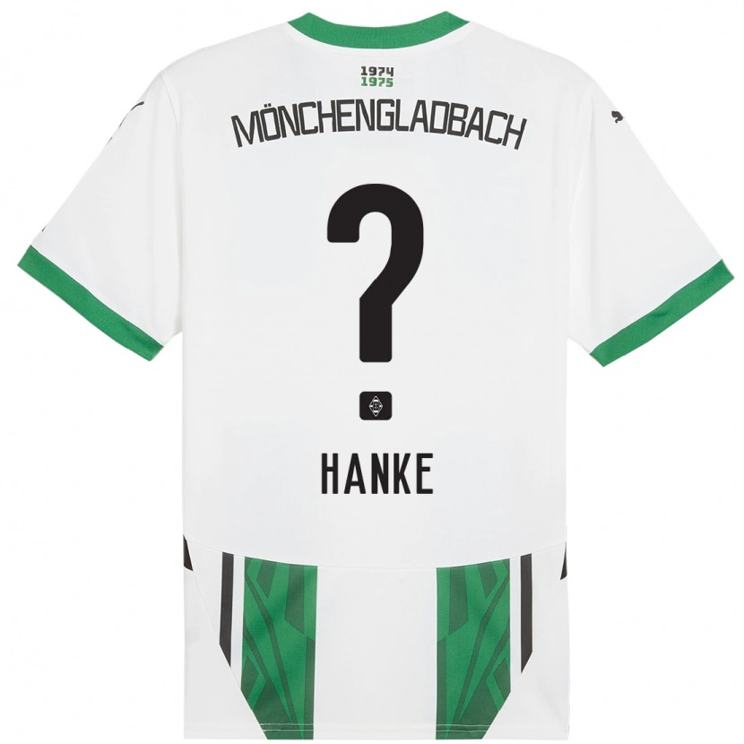 Danxenキッズヨロン・ケイン・ハンケ#0白緑ホームシャツ2024/25ジャージーユニフォーム