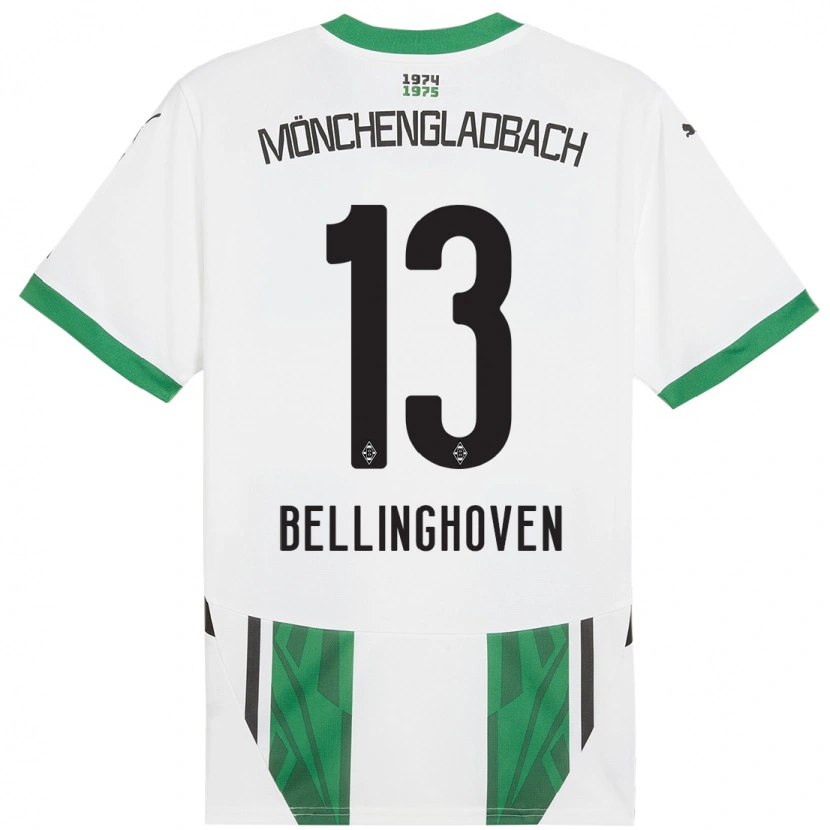 Danxenキッズクリスティーナ・ベリングホーフェン#13白緑ホームシャツ2024/25ジャージーユニフォーム