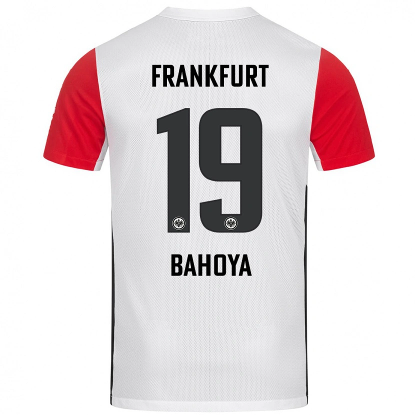 Danxenキッズジャン＝マテオ・バホヤ#19白 赤ホームシャツ2024/25ジャージーユニフォーム
