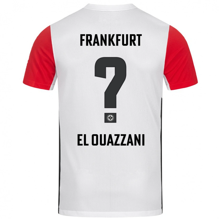 DanxenキッズNadir El Ouazzani#0白 赤ホームシャツ2024/25ジャージーユニフォーム
