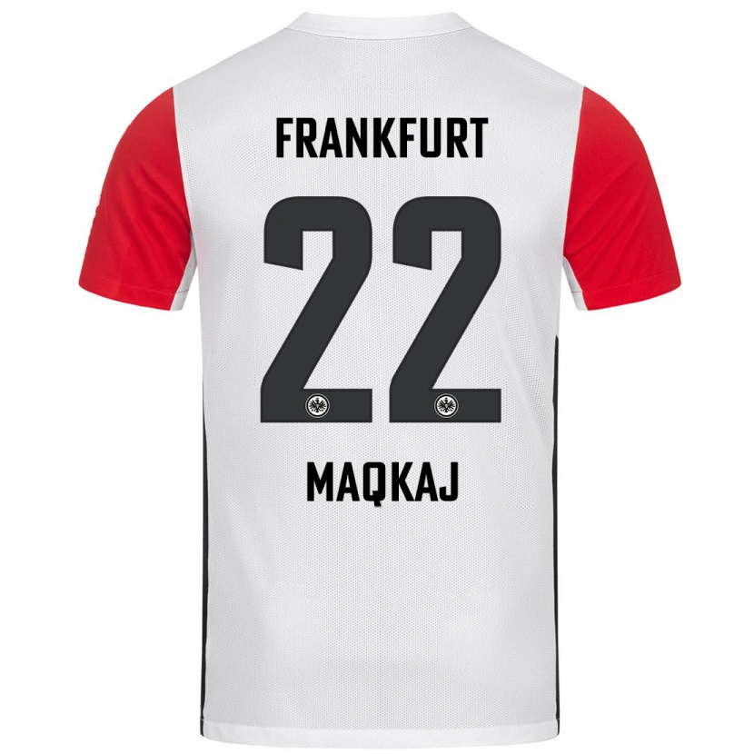 Danxenキッズドリタン・マッカジ#22白 赤ホームシャツ2024/25ジャージーユニフォーム