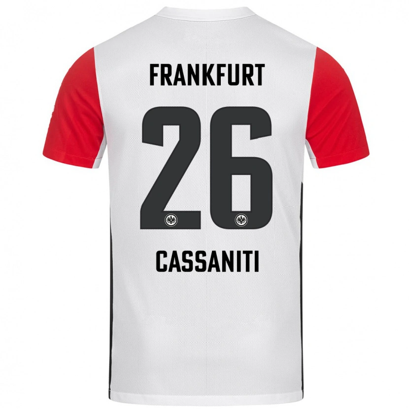 Danxenキッズニノ・カサニティ#26白 赤ホームシャツ2024/25ジャージーユニフォーム