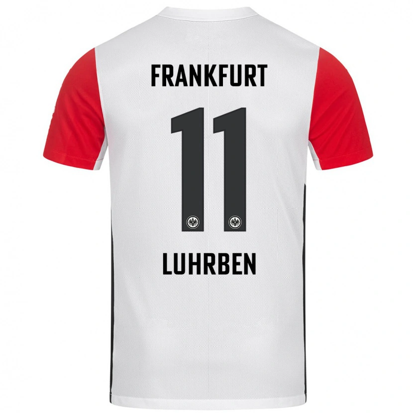 DanxenキッズNina Lührßen#11白 赤ホームシャツ2024/25ジャージーユニフォーム