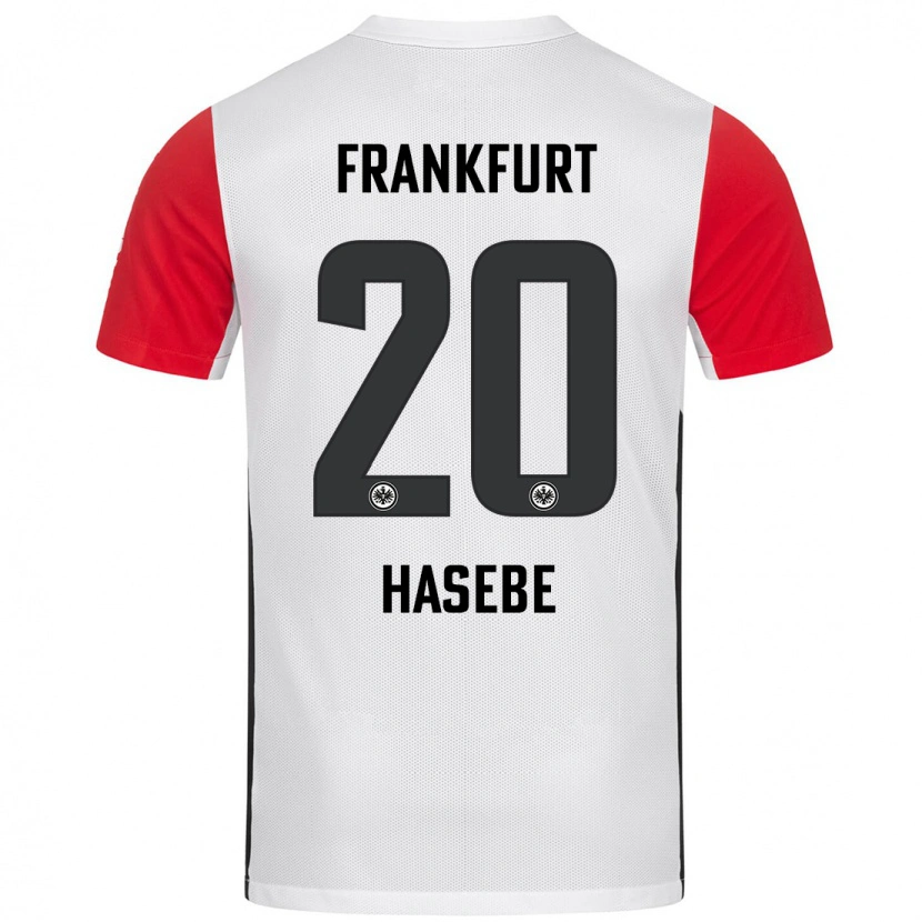Danxenキッズまこと はせべ#20白 赤ホームシャツ2024/25ジャージーユニフォーム