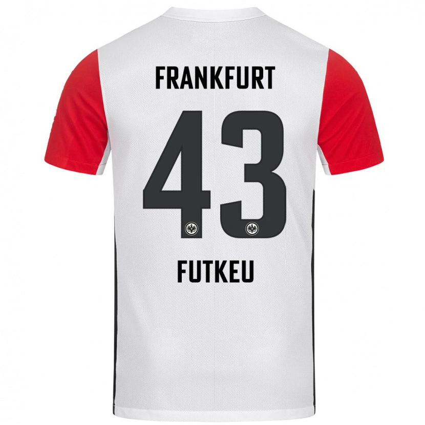 Danxenキッズノエル・フトケウ#43白 赤ホームシャツ2024/25ジャージーユニフォーム