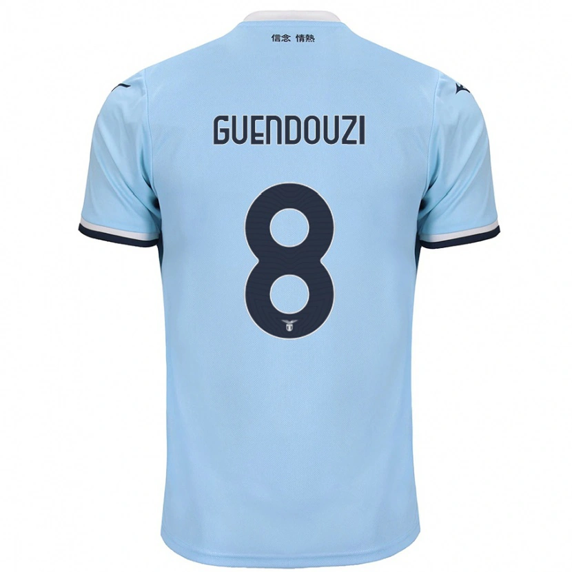 Danxenキッズマテオ・ゲンドゥージ#8青ホームシャツ2024/25ジャージーユニフォーム