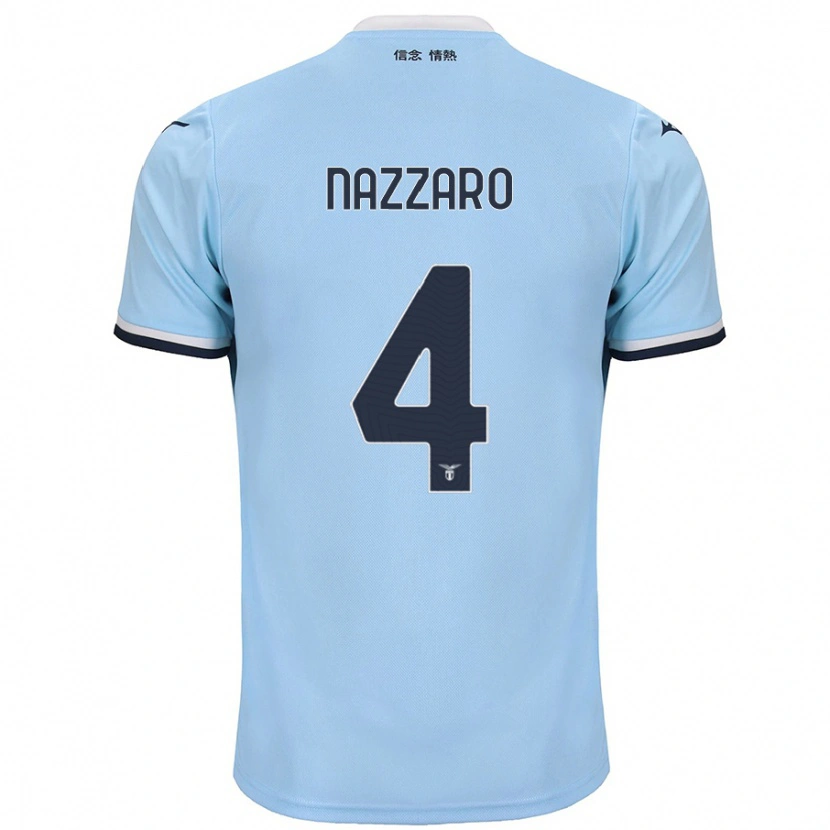 Danxenキッズマルコ・ナッツァロ#4青ホームシャツ2024/25ジャージーユニフォーム