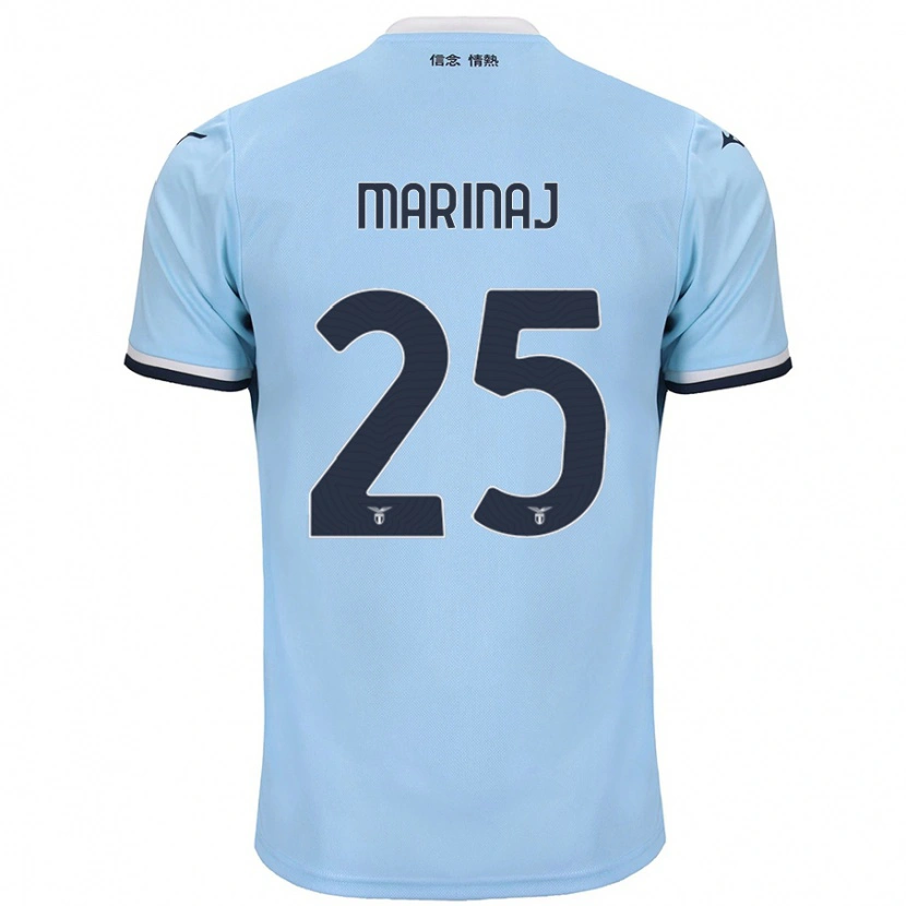 Danxenキッズクレディ マリナージ#25青ホームシャツ2024/25ジャージーユニフォーム
