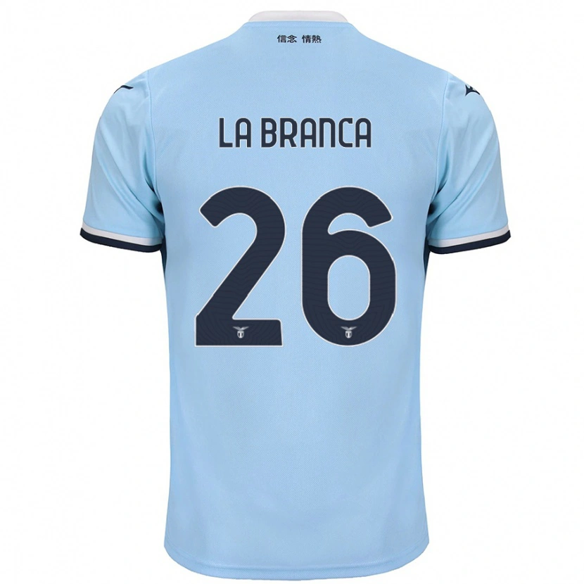 DanxenキッズRuggero La Branca#26青ホームシャツ2024/25ジャージーユニフォーム